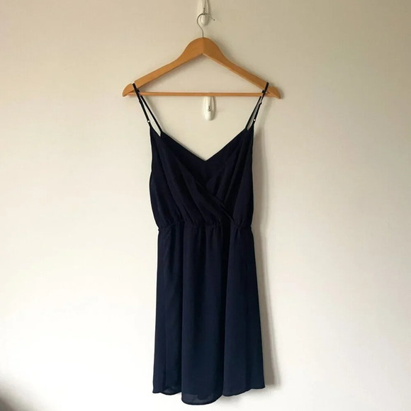 Aritzia Babaton Casimir Dress Navy Blue Size XXS - Picture 6 of 8